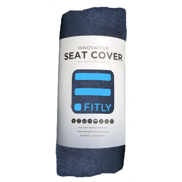 FITLY Towel - Innovative Seat Covers - Blue accents - FITLY
